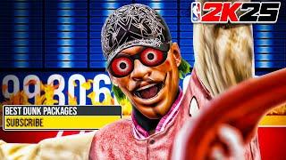 BEST DUNK PACKAGES FOR EVERY RATING + HEIGHT NBA 2K25 HOW TO NEVER GET BLOCKED AGAIN