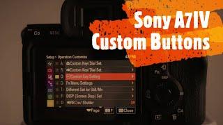Sony A7IV Setting up your Custom Settings & Buttons Back Focus & Focus Hold Buttons C1 C2 C3...