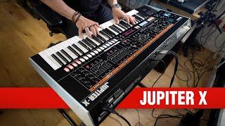 Roland Jupiter-X Synthesizer Unboxing & Jam