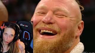 WWE Raw Brock Lesnar has FUNNY jokes for Bobbly Lashley 11022