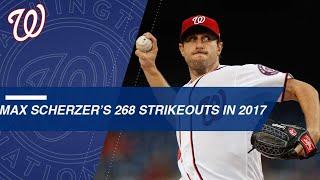 Watch all 268 of Max Scherzers strikeouts in 2017