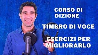 Corso di Dizione - Esercizi Colori della Voce -Timbro Vocale - Respirazione Diaframmatica