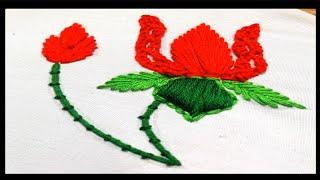 New design Hand Embroidery Flower for beginners