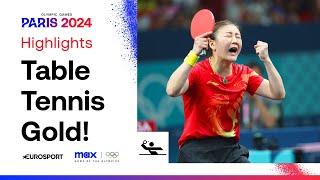 Chen Meng Wins GOLD for China   Table Tennis Womens Singles #Paris2024 #Olympics