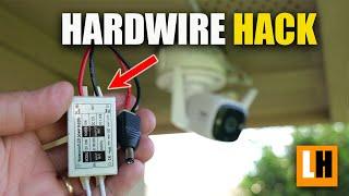 Hardwire your WIFI Security Cameras - No Power Outlet Needed