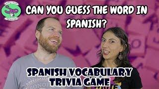 Spanish Vocabulary Game # 1 Guess the Word From Clues in Spanish