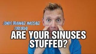 Sinus Drainage Massage How to Unblock Sinuses Fast #painfree