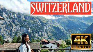 4K Switzerland - Heaven on Earth️ Interlaken  Leuterbrunnen  Murren 60 FPS