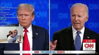 Trump vs Biden 2024 Presidential Debate  xQc Reacts