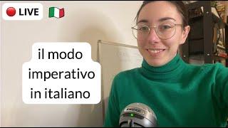 How to use Imperative Mood in Italian language - B1B2