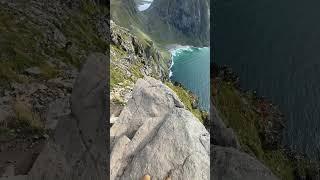 Beautiful hike in Lofoten Islands Norway #travel #hikes #naturelovers #ryten