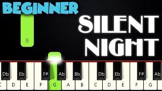 Silent Night  BEGINNER PIANO TUTORIAL + SHEET MUSIC by Betacustic