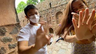 Day - 6 at Delhi  Sultan Wala Pose With Damnam at Ugrasen ki Baoli  India