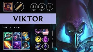 Viktor Mid vs Orianna Legendary - NA Master Patch 14.18