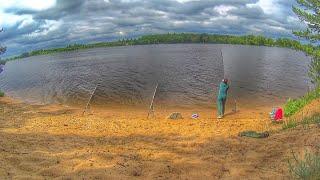 УТРЕННЯЯ РЫБАЛКА.РЫБА КЛЮЕТ НА ПЕНОПЛАСТ.ЛОВЛЮ НА ДОНКИ. Russian fishing