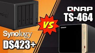 Synology DS423+ vs QNAP TS 464 NAS - AS FAST AS POSSIBLE