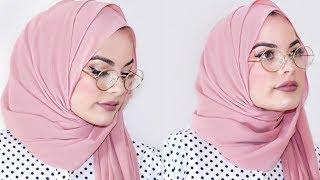 HIJAB TUTORIAL FOR GLASSES  Omaya Zein