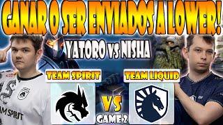 TEAM SPIRIT VS TEAM LIQUID BO3GAME 2YATORO COLLAPSE VS NISHA MICKE 33-RIYADH MASTERS 2024 -DOTA