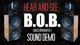 Hear This DIVINE HiFi System with FOUR OPEN BAFFLE Bass Units from Poland B.O.B. & OGY Sound Demo