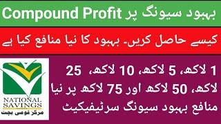 Behbood saving certificates profit rates 2024 Behbood saving certificates latest update Compound