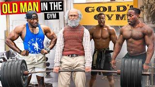 Old Man Powerlifter At Golds Gym  Anatoly GYM PRANK