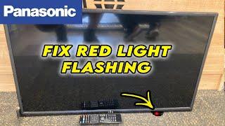 Panasonic TV How to Fix Red Light Flashing TV WILL NOT TURN ON