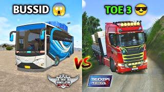 Bus Simulator Indonesia vs Truckers Of Europe 3  Top 2 Best Games Comparison  Truck Gameplay