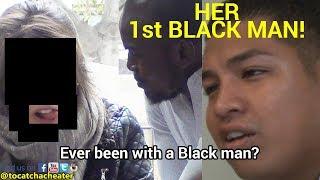 GF STRETCHED BY BLACK GUY FOR 1st TIME - BOYFRIEND SHOCKED