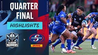 Glasgow Warriors v DHL Stormers  Instant Highlights  Quarter Final  URC 202324