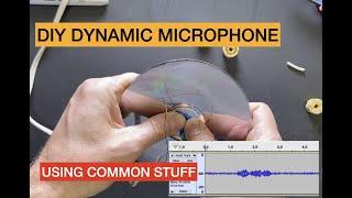 How to Build a DIY Dynamic Microphone With Some Wire and a Magnet