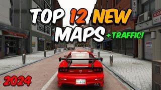 TOP 12 NEW TRAFFIC MAPS for ASSETTO CORSA 2024