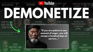 YouTube Monetization Rejected due to QuotesInspirational Channels