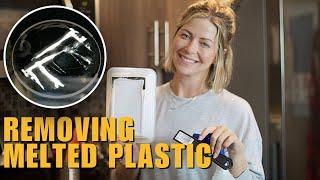 How to Clean Melted Plastic from a Stovetop