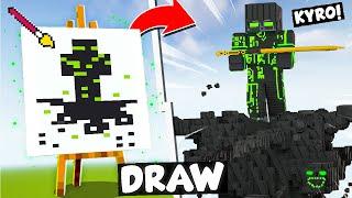 NOOB vs PRO DRAWING BUILD COMPETITION in Minecraft Episode 9