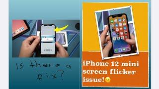 iPhone 12 mini screen flickering