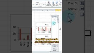 trik memunculkan dan menyembunyikan banyak grafik hanya 1x klik di excel