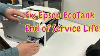 Epson ET-4700 EcoTank Reset Waste Ink Counter & Fix End of Service Life Error