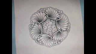 Zentangle Flower Pattern 1