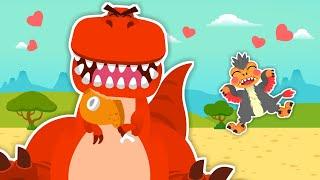 The Opposites Song  Dinosaur  Big vs. Small  Dino Nursery Rhymes & Kids Songs