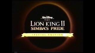 The Lion King 2 Simbas Pride Special Edition trailer reversed