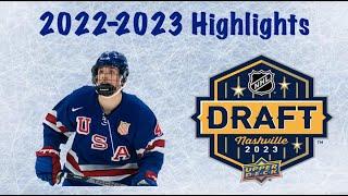 2023 NHL Draft  Gabe Perreault - 22-23 Highlights U18