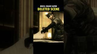 This DELETED MGS3 Scene Changes Everything  #metalgearsolid #shorts