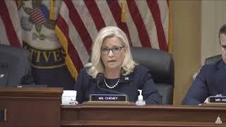 Rep. Liz Cheney Remarks at January 6th Select Committee Hearing  June 16 2022