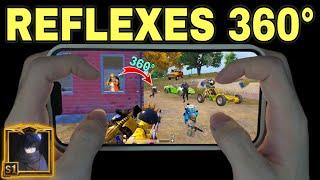 KING of REFLEX 360°Handcam 5 Finger Fastest Player PUBG BGMI  Daxua GAMEPLAY