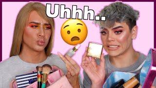SWAPPING MAKEUP BAGS WITH A GERMAN MAKEUP ARTIST  COHLSWORLD & MARVYNMACFNIFICENT