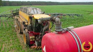 Gülle zur Düngung in den Mais Fahren  Vredo  36 Meter Schleppschlauch  Agrotruck  Annaburger