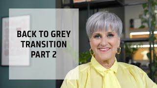 Going Back to Grey Hair Transition Service Part 2  Goldwell Education Plus