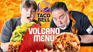 Taco Bell Volcano Menu Items Return For 2023  Volcano Taco and Burrito