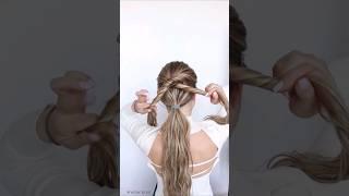 You can do this hairstyle in less than a minute #hairstyles #plait #coiffures #viral