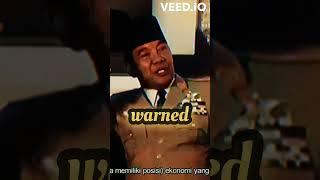 HOW SUKARNO WARNED HIS PEOPLE ABOUT THE NEW COLLONIALISM #shorts